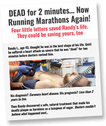 Free Report: DEAD for 2 minutes... Now Running Marathons Again!